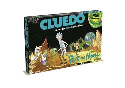 Jeu de société Winning Moves Cluedo Rick et Morty