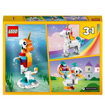 LEGO Creator 3in1 31140 - Licorne magique
