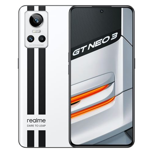 Smartphone Realme GT NEO 3 6.7 Double nano SIM 5G 256 Go Blanc