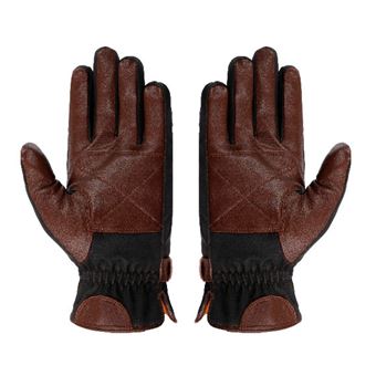 Gants Stetson Noir et Marron M