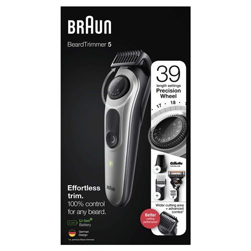 Tondeuse homme Braun 5 BT5360 Noir et argent