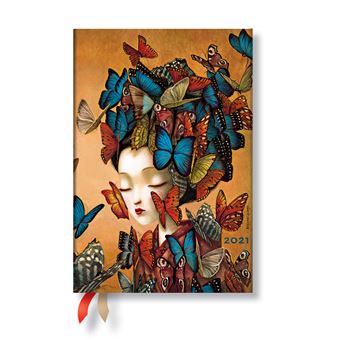 Mini Agenda Paperblanks Madame Butterfly Horizontal