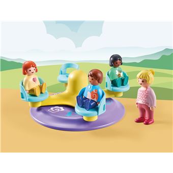 Playmobil 1.2.3 71324 Enfants et tourniquet 1.2.3