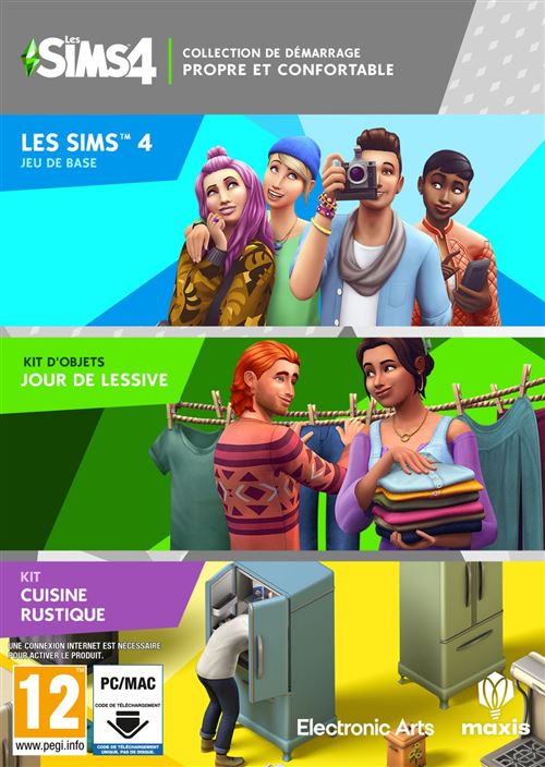 Les Sims 4 Collection de démarrage Propre et confortable PC