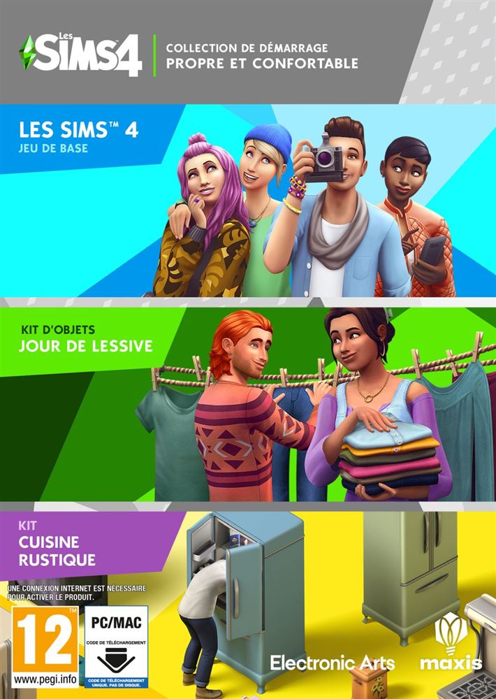 Les Sims 4 Collection de démarrage Propre et confortable PC sur PC