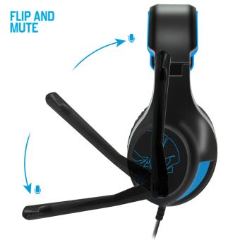 Casque Gaming filaire Spirit of Gamer Elite H20 Noir et bleu