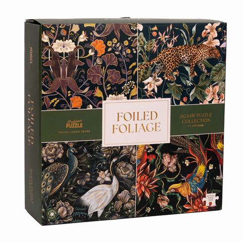 Puzzles 4 x 1000 pièces Professor Puzzle Foiled Foliage - Professor Puzzle