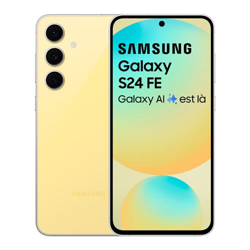 Samsung Jaune Galaxy S24 Fe (5G) 256 Go, Débloqué - Très Bon État - Image 3
