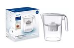 Carafe filtrante Philips AWP2938WHT 4L Blanc avec timer numérique et 1 filtre X-Clean AWP210 inclus