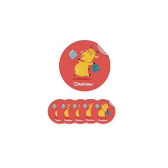 Lot de 10 gommettes Bookinou