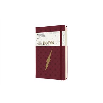 Agenda Journalier Moleskine Grand Format Edition Limitee Harry Potter 2022 Rouge Agenda Civil Achat Prix Fnac