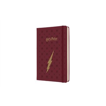 Agenda journalier Moleskine Grand format Edition limitée Harry Potter 2022 Rouge