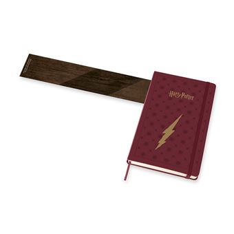 Agenda journalier Moleskine Grand format Edition limitée Harry Potter 2022 Rouge