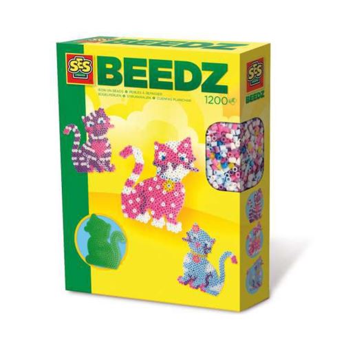 SES CREATIVE BEEDZ Set perles a repasser chat