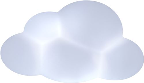 Enceinte Lumineuse Sans Fil Bluetooth Bigben Lumin'Us Nuage Blanc