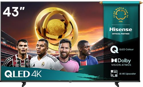 TV QLED Hisense 4K UHD 43E79Q 108 cm 2025