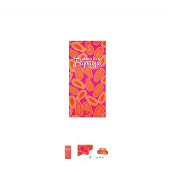 Serviette de plage Legami Papaye