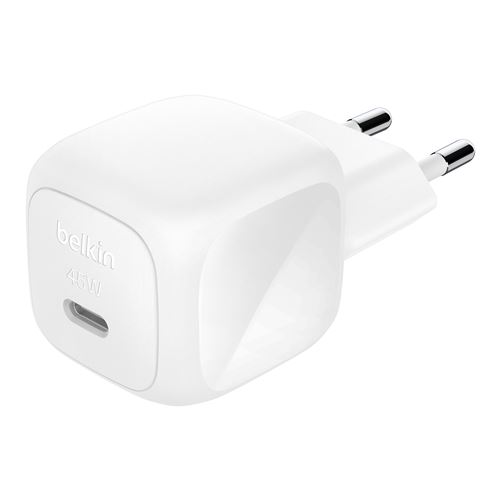 Chargeur secteur USB-C® Belkin BoostCharge 45 W Blanc