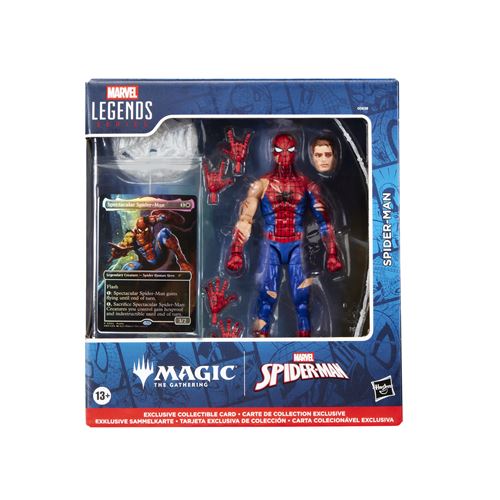 Set figurine + card Magic The Gathering Marvel Legends Series Spider-Man