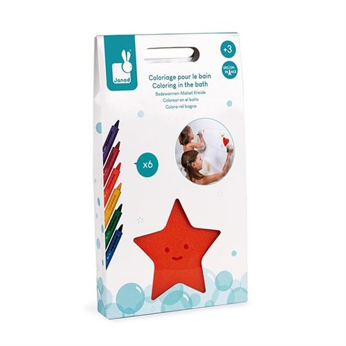 Jnod Multicolore Jeu De Bain Janod Coloriage Pour Le Bain - Image 1