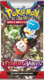 Carte à collectionner Pokémon EV01 Booster Blister Écarlate et Violet