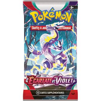 Carte à collectionner Pokémon EV01 Booster Blister Écarlate et Violet