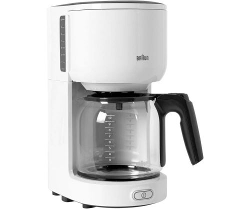Braun KF 3100 - Koffiezetapparaat - 10 bekers - wit
