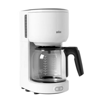 Cafetiere A Filtre Braun Kf 3100 1000 W Blanc Achat Prix Fnac
