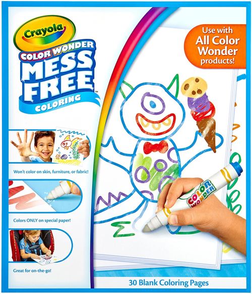 Recharge de pages blanches Crayola Color Wonder Coloriage sans tache