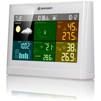 Station meteo Bresser Comfort 5 en 1 7002550 Blanc