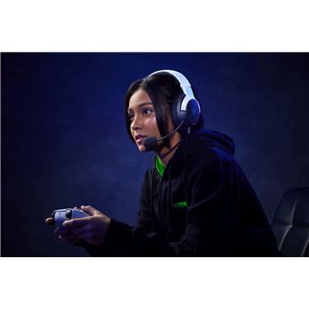 Casque Gaming filaire pour PS5 Razer Kaira X Blanc