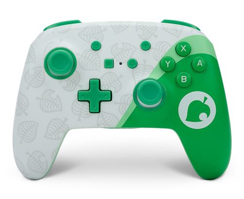 Manette sans fil Améliorée PowerA pour Nintendo Switch Edition Animal Crossing Nook Inc