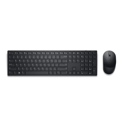 Pack Clavier Et Souris Sans Fil Professionnels Dell Km5221W Noir