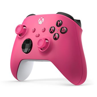 Microsoft Xbox Wireless Controller - Manette de jeu - sans fil - Bluetooth - rose profond - pour PC, Microsoft Xbox One, Android, iOS, Microsoft Xbox Series S, Microsoft Xbox Series X