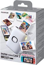 Pack Appareil photo instantané Fujifilm Instax Mini Link 2 Nintendo Blanc