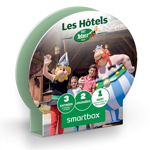 Coffret cadeau SmartBox Séjour au Parc Astérix Famille 2023