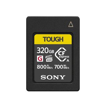 Carte mémoire Sony CEAG320T CFexpress Type A 320 Go Noir - Carte