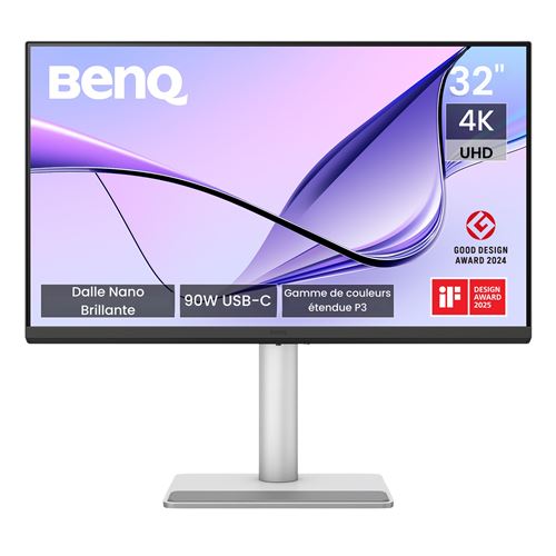Ecran PC BenQ MA320UP 32" 4K UHD Argent pour MacBook Pro et Air