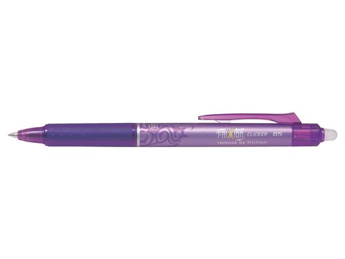 Pilot BLRT-FR5-V FrixionClick Stylo roller Violet