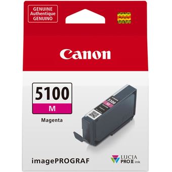 Canon PFI-5100 M - 14.4 ml - magenta - original - boîte de suspension - réservoir d'encre - pour imagePROGRAF PRO-310 - 1