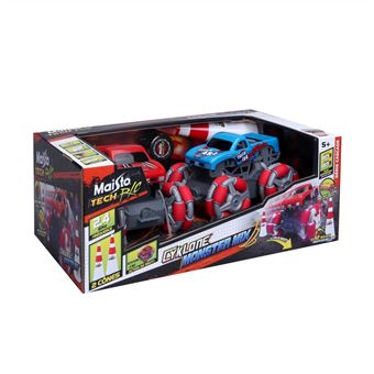 Pack de 2 voitures radio commandees Maisto Monster Truck Cyklone Drift Voiture telecommandee Achat prix fnac