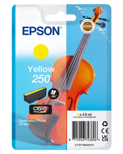 Epson Sglpack YL 250 ink RFAM Tag - vue 3