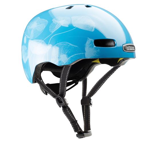 Nutcase Street Inner Beauty helm maat S blauw en wit