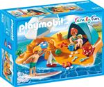 Playmobil Family Fun La Villa de vacances 9425 Famille de vacanciers et tente