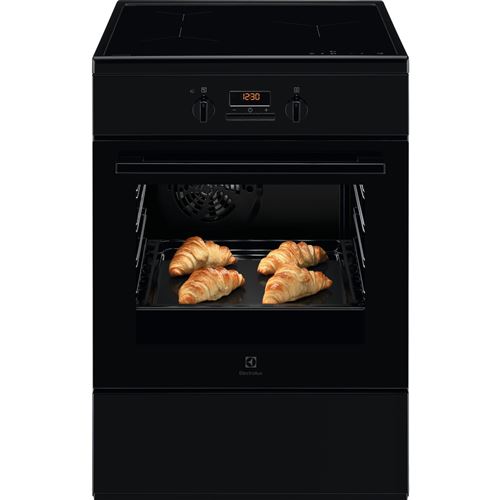 Cuisinière Induction Electrolux Eki624299K 400 Multifonction 60 Cm Noir