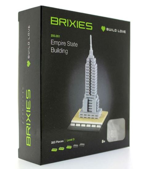 Brixies - 410051 - jeu de construction 3d-motif - empire state building