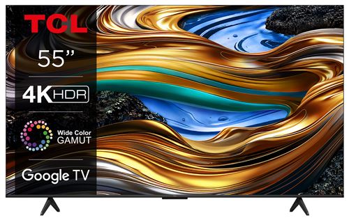 TV LED Tcl 55P755 139 cm 4K UHD 2024 Aluminium brossé