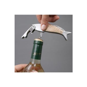 Tire-bouchon Poisson - Kikkerland - Gris