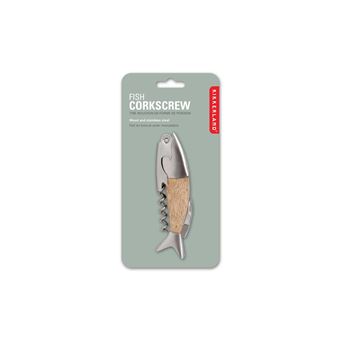 Tire-bouchon Poisson - Kikkerland - Gris