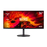 Ecran PC Gaming Acer Nitro Xv340ckpbmiipphzx 34" QHD Noir et rouge